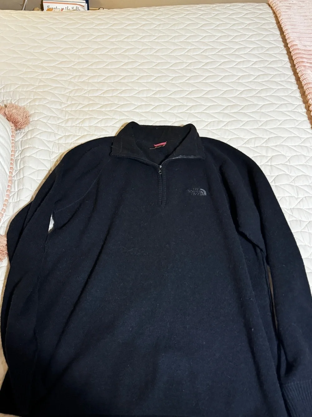 The North Face Men’s Black Quarter-Zip Sweater